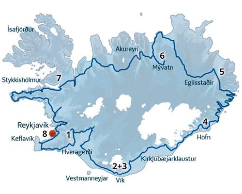 Vulkaner, gletsjere, varme bade… en perfekt rundrejse og kør-selv ferie med ISLANDSREJSER