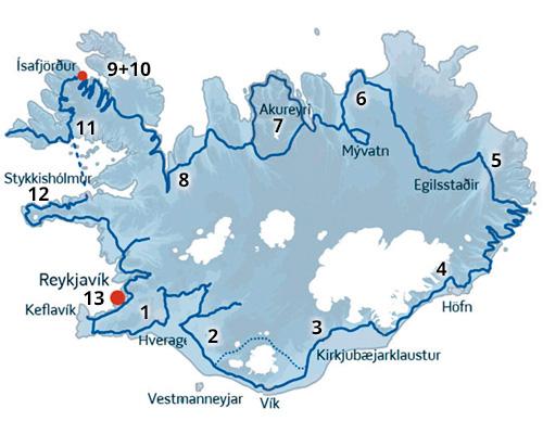 Vestfjordene i Island er en del af denne skønne kør-selv ferie i Island med ISLANDSREJSER - rejser til Island