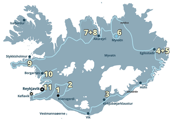Bilferie i Island på denne udvidelse af en klassisk ringvejs-tur, inkl. Snæfellsnes-halvøen.