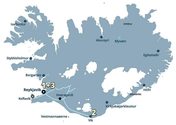 Oplev nordlys i Island på denne kør-selv rute med ISLANDSREJSER