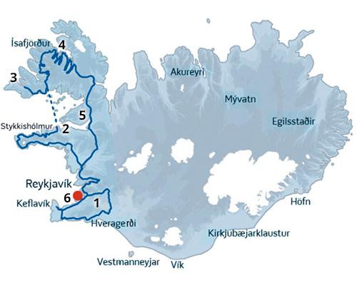 En dejlig kør-selv-pakkerejse med bl.a. Vestfjordene der en er sand naturperle.