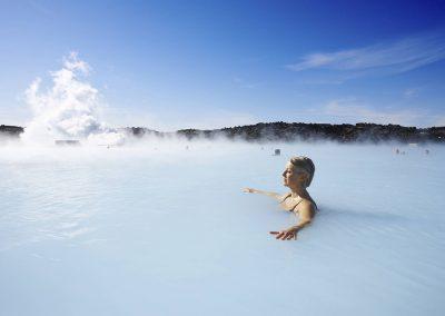 Blue Lagoon geotermisk luksus spa på kør-selv ferie bilferie og grupperejser i Island med ISLANDSREJSER