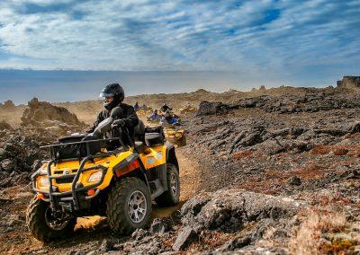 ATV på Reykjanes-halvøen i Island på kør-selv ferie og bilferie med ISLANDSREJSER