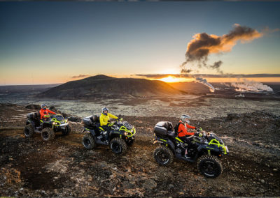 ATV på Reykjanes-halvøen i Island på kør-selv ferie og bilferie med ISLANDSREJSER