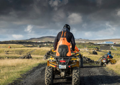 ATV på Reykjanes-halvøen i Island på kør-selv ferie og bilferie med ISLANDSREJSER