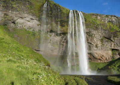 Det smukke Sejlalandsfoss hvor man kan gå bag om vandfaldet