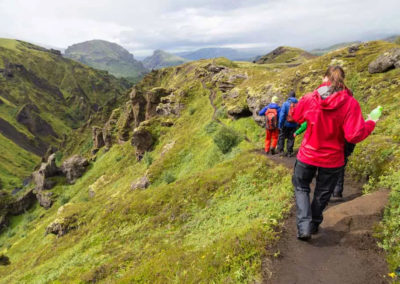 Aktiviteter og dagture i Island - Hiking - Thorsmörk vulkan-hike