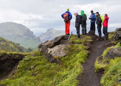 Aktiviteter og dagture i Island - Hiking - Thorsmörk vulkan-hike