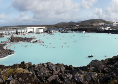 Blue Lagoon geotermiske luksus spa på kør-selv ferie bilferie eller grupperejse med ISLANDSREJSER