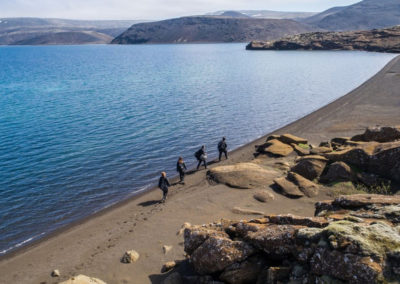 Geotermisk dykning i Island - Klaifervatn - på kør-selv ferie og bilferie med ISLANDSREJSER