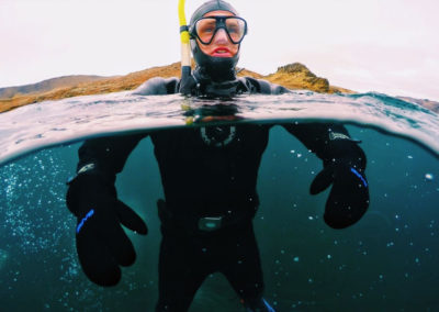 Geotermisk snorkling i Island - Klaifervatn - på kør-selv ferie og bilferie med ISLANDSREJSER