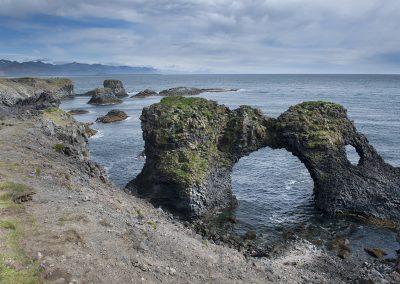 Klipper ved Anarstapi på Snæfellsnes