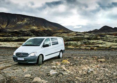 Auto Camper Van i Island på kør-selv ferie og bilferie med ISLANDSREJSER