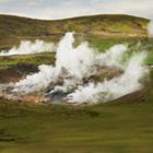 I området ved Hveragerdi er der rig mulighed for at opleve masser af geotermisk aktivitet.