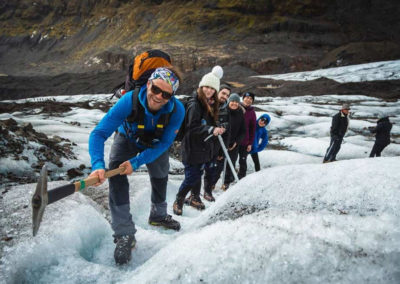 Aktiviteter og dagture - Hiking i Island, Gletsjerhiking og isklatring -Solheimajökull