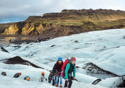 Aktiviteter og dagture - Hiking i Island, Gletsjerhiking og isklatring -Solheimajökull