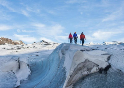 Aktiviteter og dagture i Island - Gletsjervandring og hiking på Solheimajökull