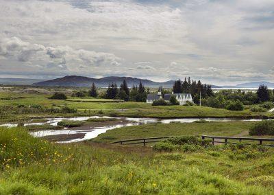 Den Gyldne Cirkel i Island. Thingvellir Nationalpark (UNESCO verdensarvlistet)