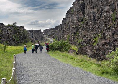 Thingvellir Nationalpark (på UNESCO verdensarvlisten) - Den Gyldne Cirkel i Island