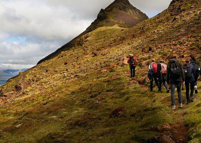 Storslået hiking i Hengill-området i Island