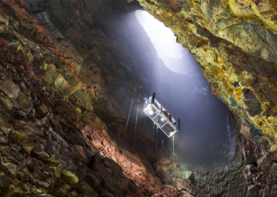 Ind i vulkanen i Island - inside the volcano på kør-selv ferie og bilferie med ISLANDSREJSER