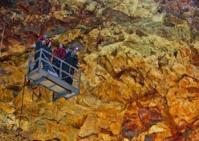 Ind i vulkanen i Island - inside the volcano på kør-selv ferie og bilferie med ISLANDSREJSER