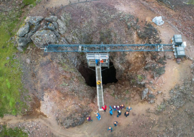 Ind i vulkanen i Island - inside the volcano på kør-selv ferie og bilferie med ISLANDSREJSER