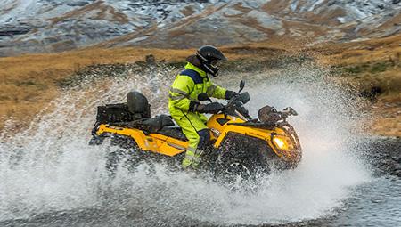 ATV i Island - her i nærheden af Reykjavik