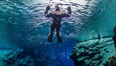 dykke snorkle i Island - et sandt hotspot.