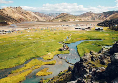 Aktiviteter og dagture - Landmannalaugar Hike i Island med ISLANDSREJSER