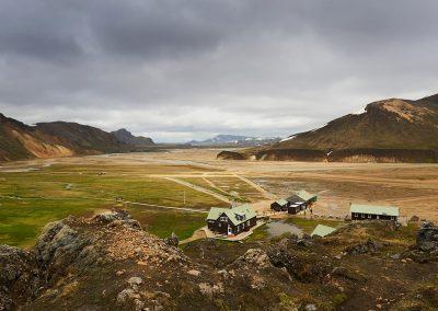 Udsigt over sletten ved Landmannalaugar