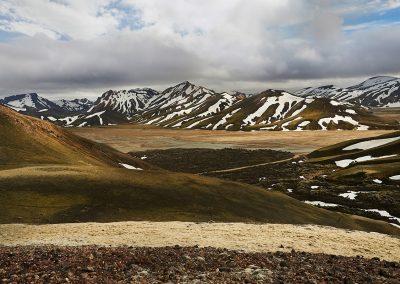 Udsigt over Landmannalaugar området