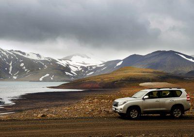 Smukke landskaber i området omkring Landmannalaugar