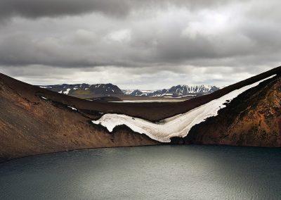 Landskab på vej mod Landmannalaugar