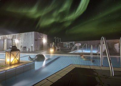 Nordlys og Wellness spa i Island med ISLANDSREJSER