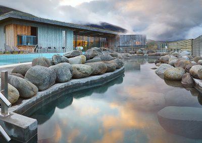 Nordlys og Wellness spa i Island med ISLANDSREJSER