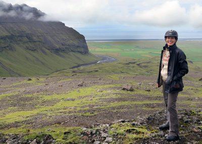Rideture i Island på islandske heste ved sydkysten