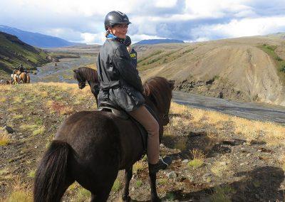 Rideture i Island på islandske heste ved sydkysten med ISLANDSREJSER