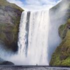 Skogafoss det smukke vandfald i Island