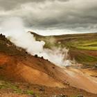 Særdeles geotermisk aktive Hengill. Prøv en guidet tur fra Hveragerdi.