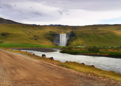 Skogafoss vandfaldet i Island