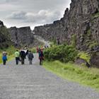 Thingvellir (på UNESCO verdensarvlisten) er et varieret geologisk og historisk spændende område. 