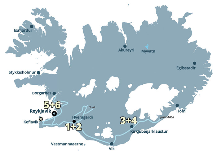 Varme kilder og nordlys - kør-selv og bilferie med ISLANDSREJSER