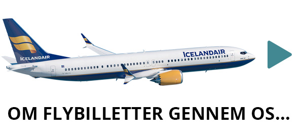 Flybilletter til Island med Icelandair