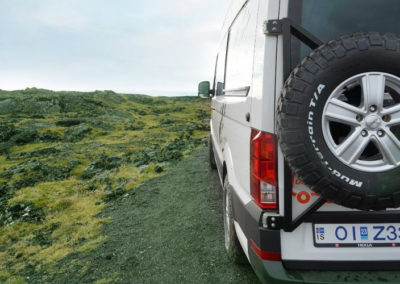 Auto Camper Van i Island på kør-selv ferie og bilferie med ISLANDSREJSER