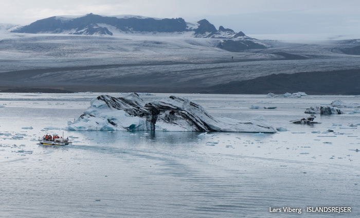 Jökulsárlón gletsjerlagune på jeres kør-selv ferie og bilferie til Island med ISLANDSREJSER