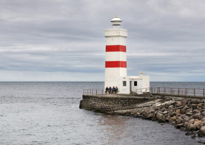 Gardaskagi fyr på Reykjanes-halvøen på kør-selv ferie bilferie og grupperejser i Island med ISLANDSREJSER