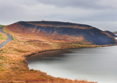 Pseudokratere ved Myvatn på kør-selv ferie bilferie og grupperejser i Island med ISLANDSREJSER