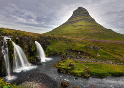 Kirkjufell på Snæfellsnes-halvøen kør-selv ferie og bilferie i Island med ISLANDSREJSER