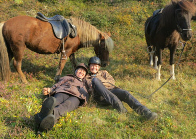 Rideture i Island på islandske heste i Øst-Island med ISLANDSREJSER